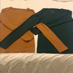 Tank & 2 Long Sleeve shirts